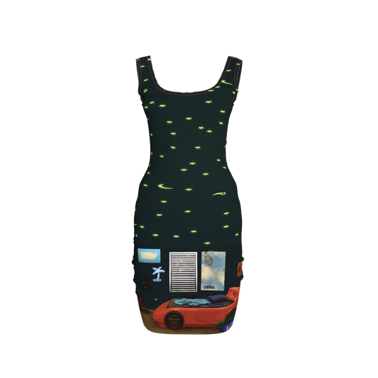 Víspera de Reyes Bodycon Tank Dress