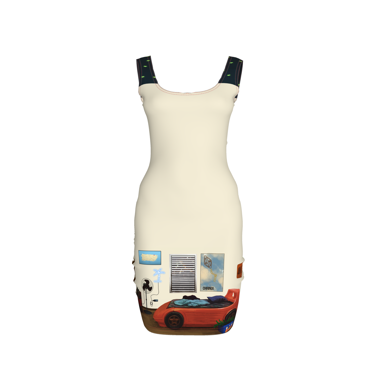 Víspera de Reyes Bodycon Tank Dress