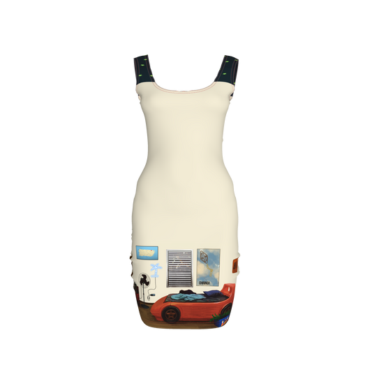 Víspera de Reyes Bodycon Tank Dress