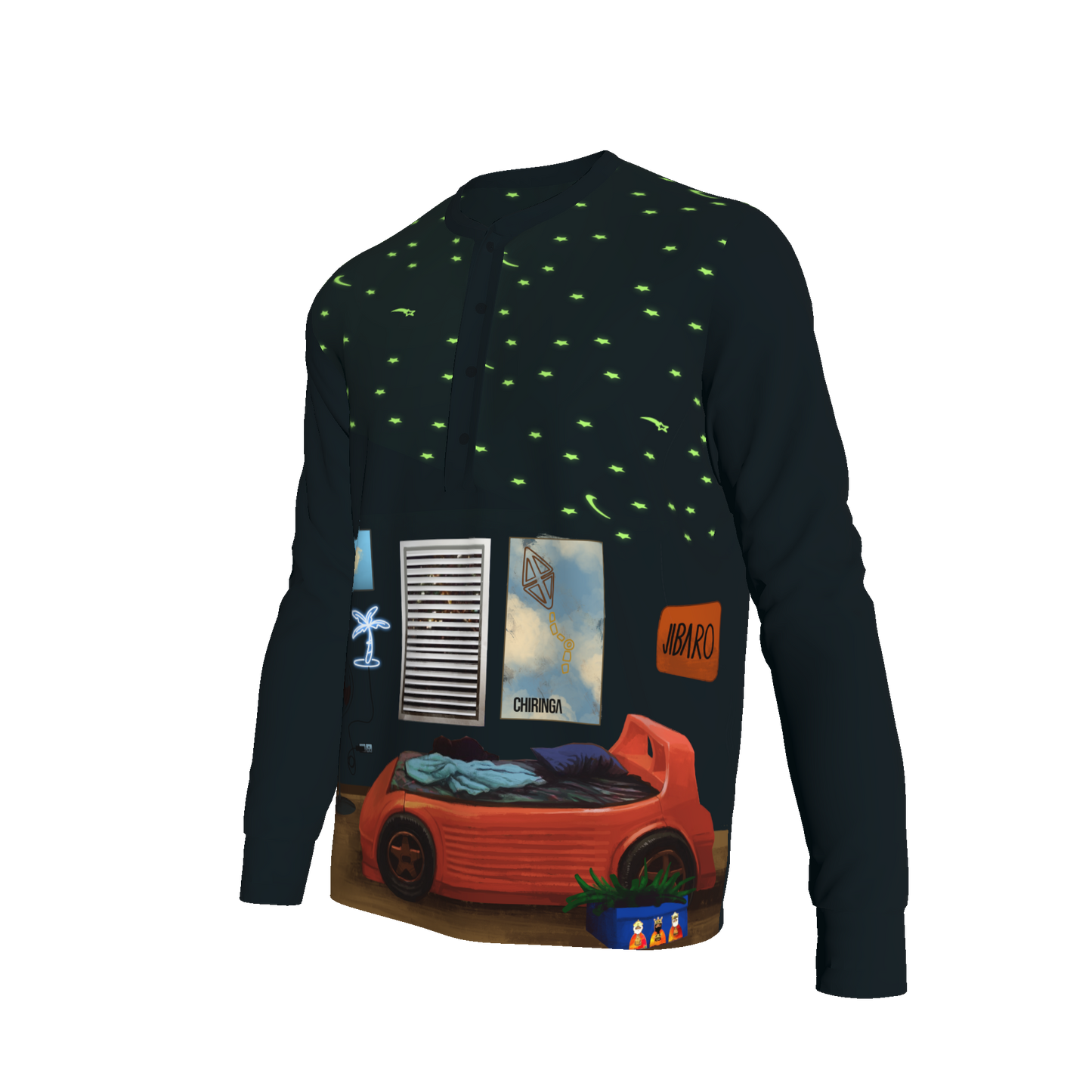 Víspera de Reyes Henley Shirt