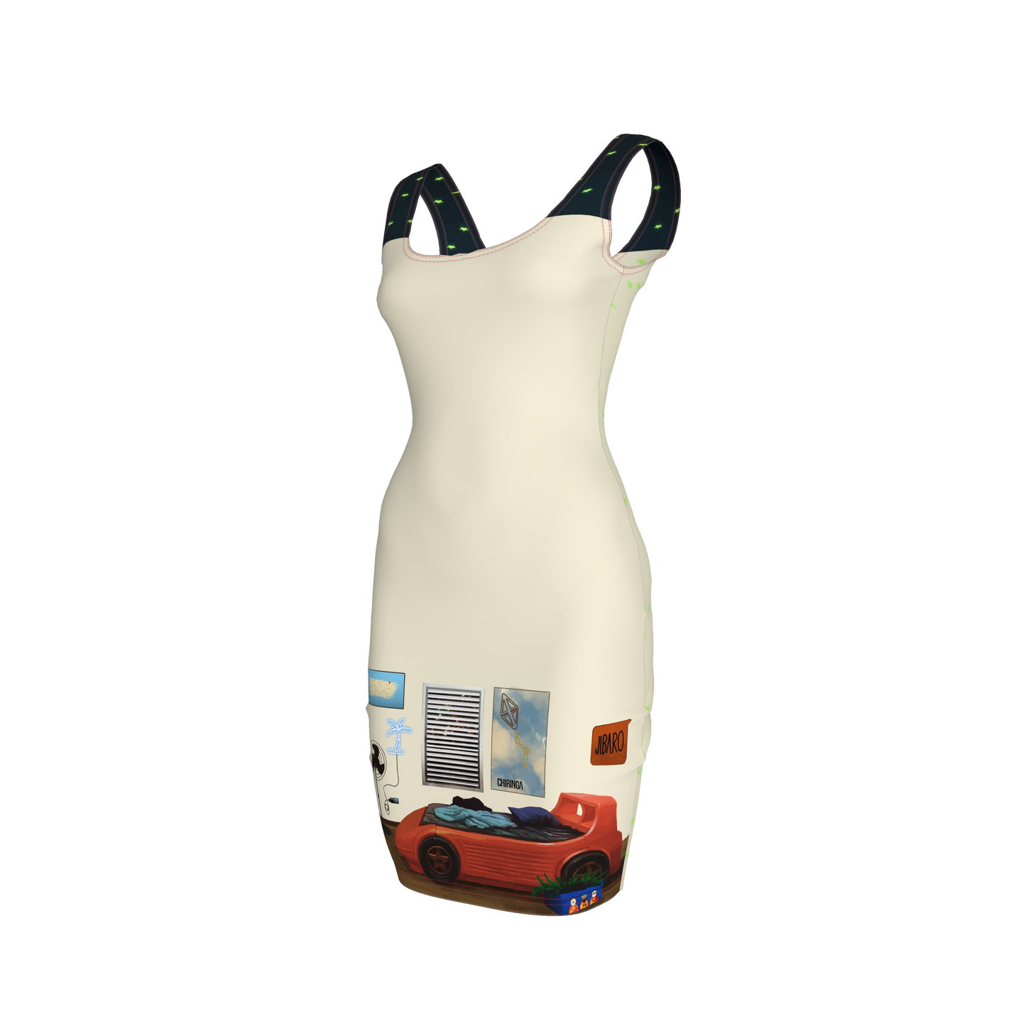 Víspera de Reyes Bodycon Tank Dress