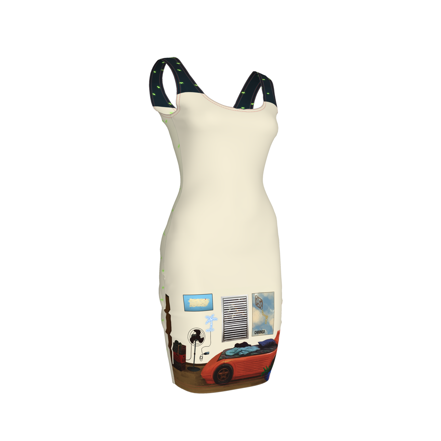 Víspera de Reyes Bodycon Tank Dress